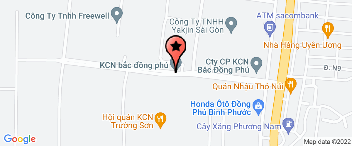 Map to Hong Sheng (Viet Nam) Industrial Company Limited