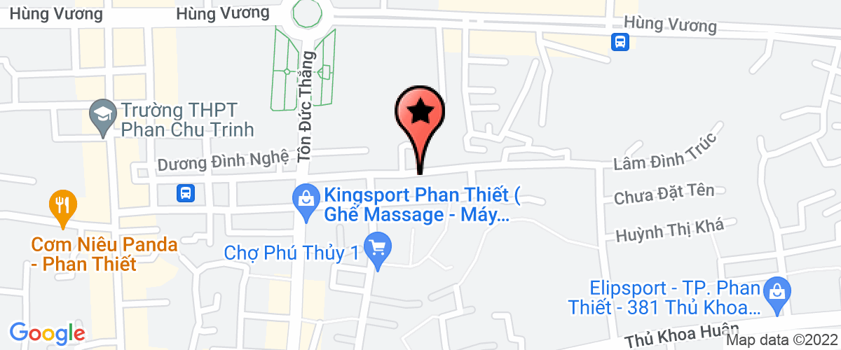 Bản đồ đến địa chỉ Công Ty TNHH Thương Mại - Dịch Vụ - Du Lịch Ht Bình Thuận