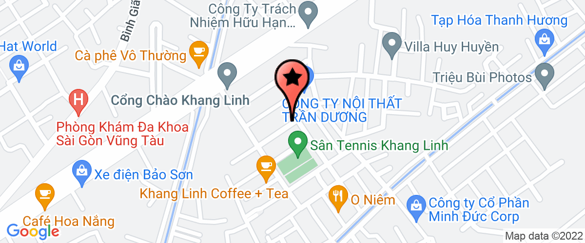 Map to Hung Nham Trading and Services Company Limited