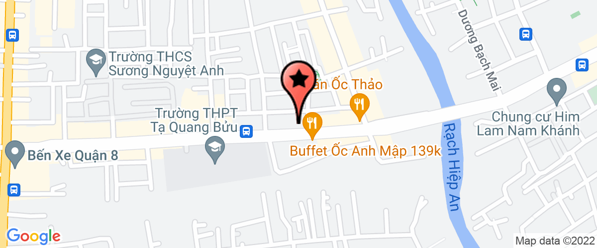 Map to Giang Hoang Nguyen Service Company Limited