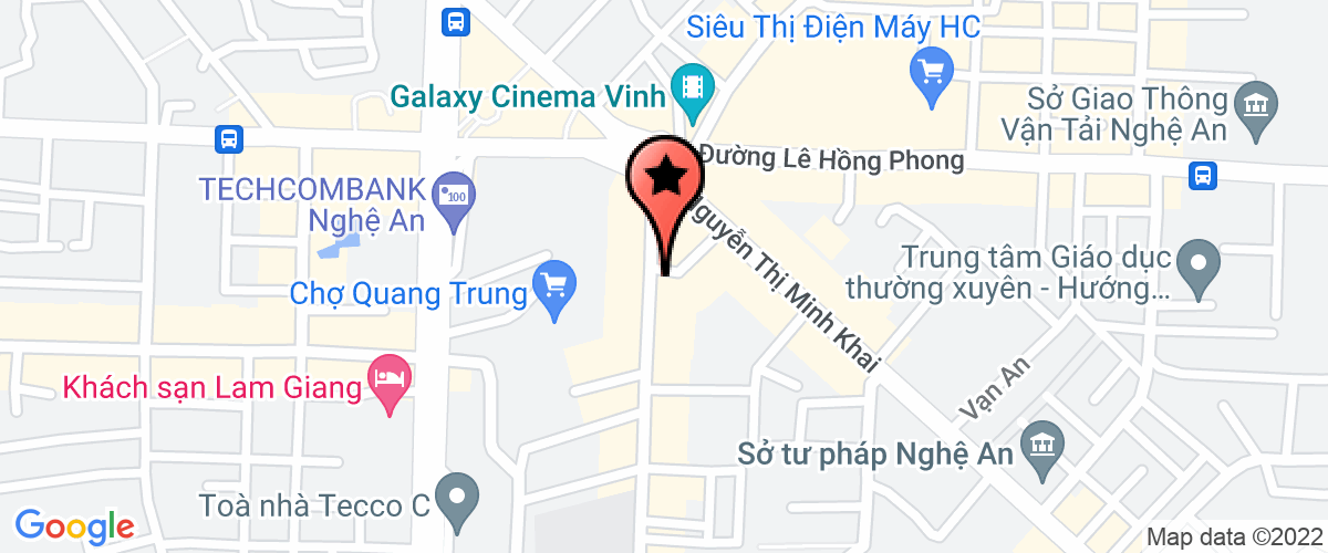 Map to Khai Hoan Technology Company Limited