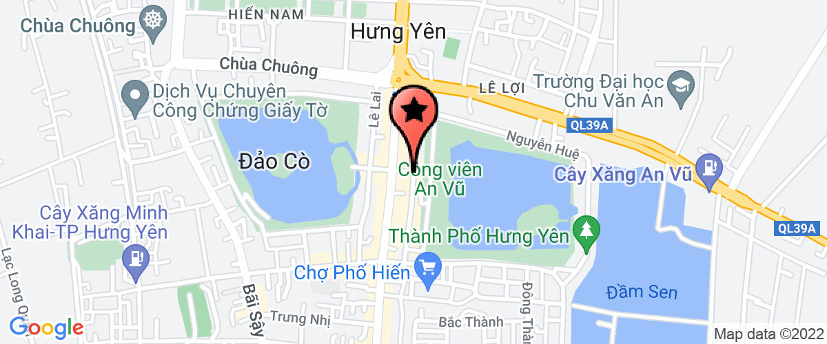 Map to Hung Phat Construction and Trading Company Limited