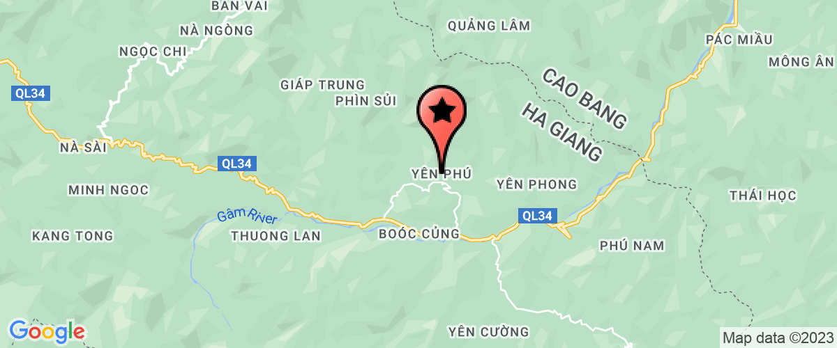 Bản đồ đến địa chỉ UBND xã Yên phú Bắc mê