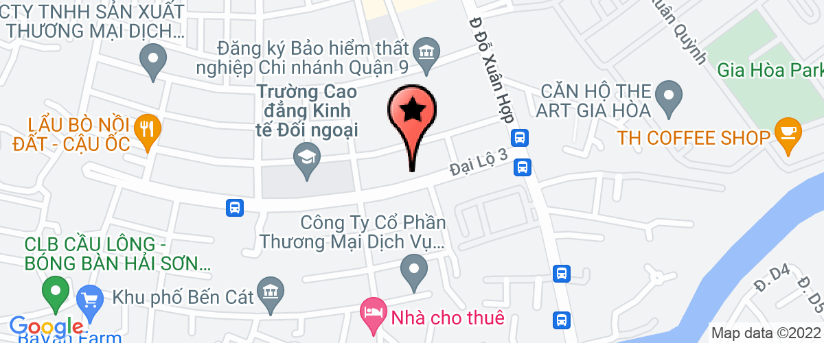 Map to Lam Phat Transport Service and Trading Company Limited