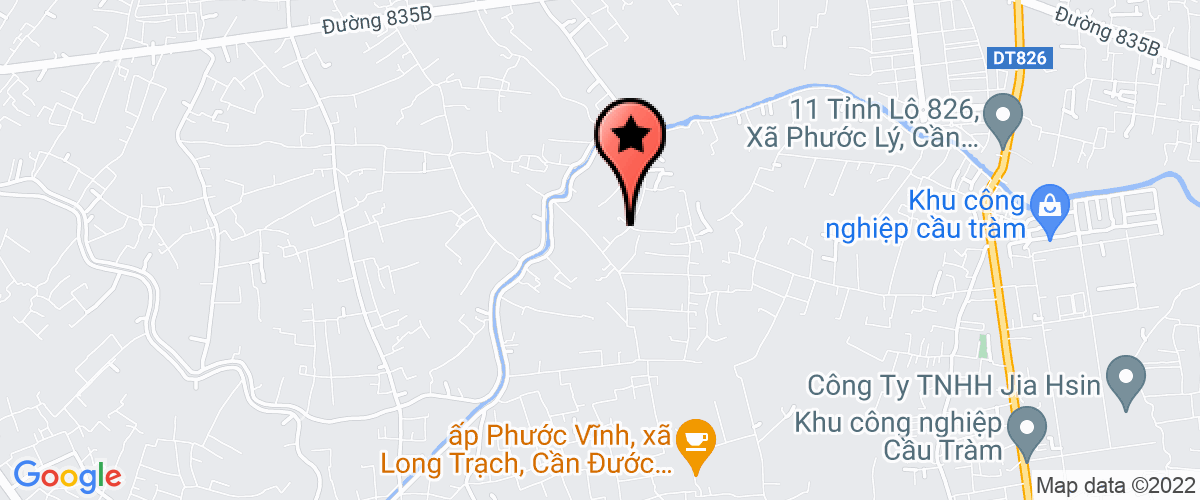 Map to Ngoc Anh Long An Limited Company