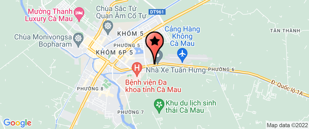 Bản đồ đến địa chỉ Doanh Nghiệp TN Khai Thác Chế Biến Lâm Sản Tiến Thành