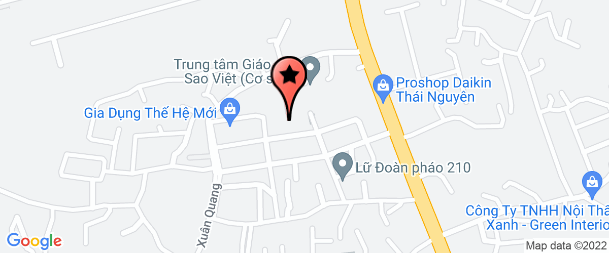 Bản đồ đến địa chỉ Công Ty TNHH Hoàng Huynh Thái Nguyên