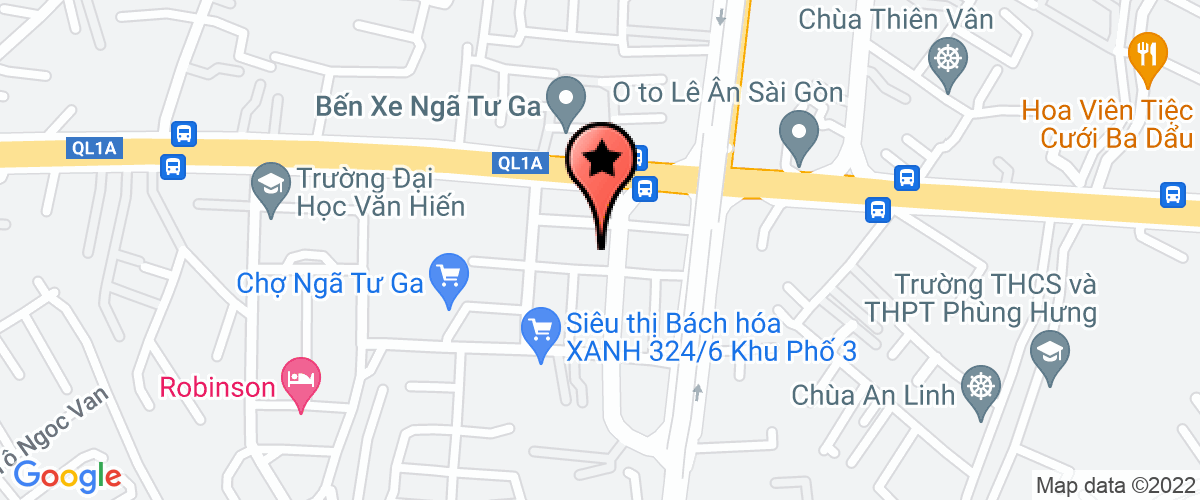 Bản đồ đến địa chỉ Công Ty TNHH Vnast