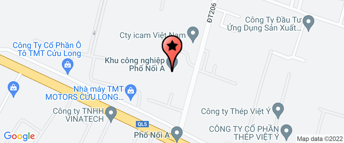 Map to Luc Nang Science Engineering Vietnam Company Limited