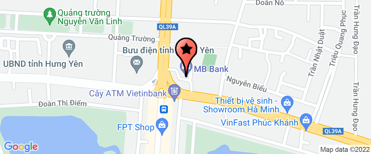 Map to Lien Viet Post Joint Stock Commercial Bank - Hung Yen Brach