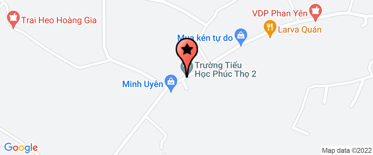 Map to Huy Hieu Agricultural Products Company Limited