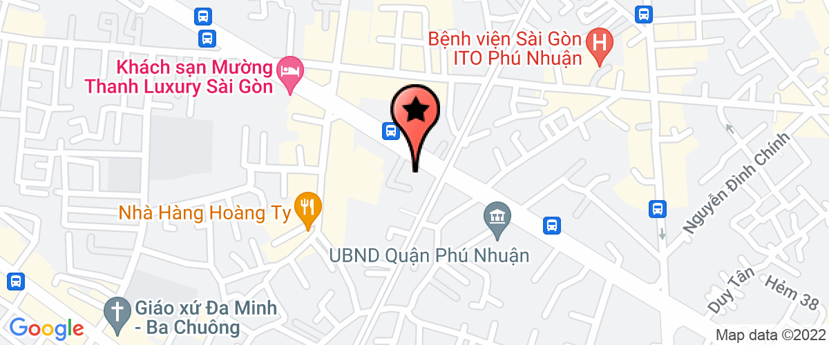 Bản đồ đến địa chỉ Văn Phòng Quận Uỷ Phú Nhuận