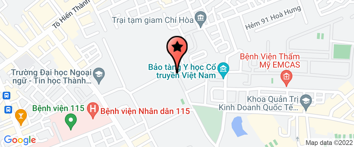 Map to Thien Ngan Service Restaurant Company Limited