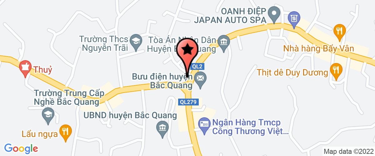 Bản đồ đến địa chỉ Thanh tra huyện Bắc Quang