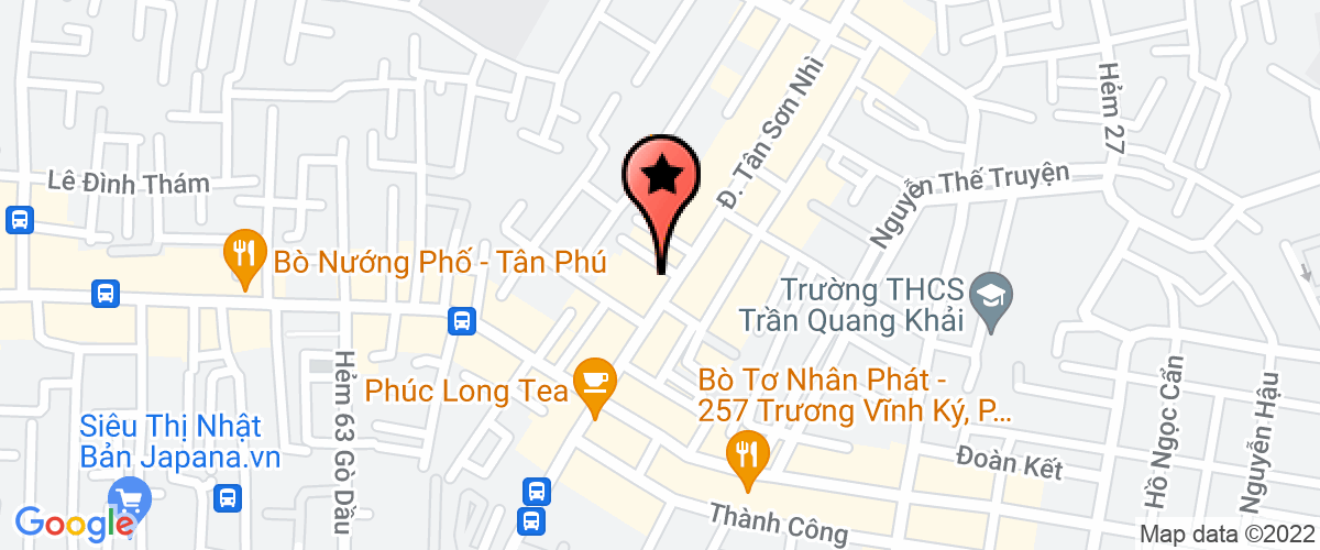 Bản đồ đến địa chỉ Doanh Nghiệp Tư Nhân Đầu Tư Khách Sạn Thịnh Lộc