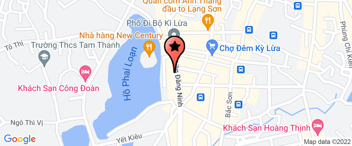 Map to Lang Son Trading and Production Joint – Stock Company