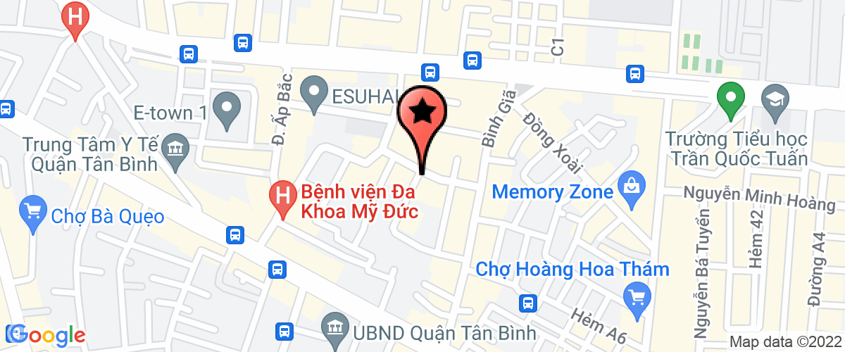 Map to Hung Phu Investment Import Export Company Limited