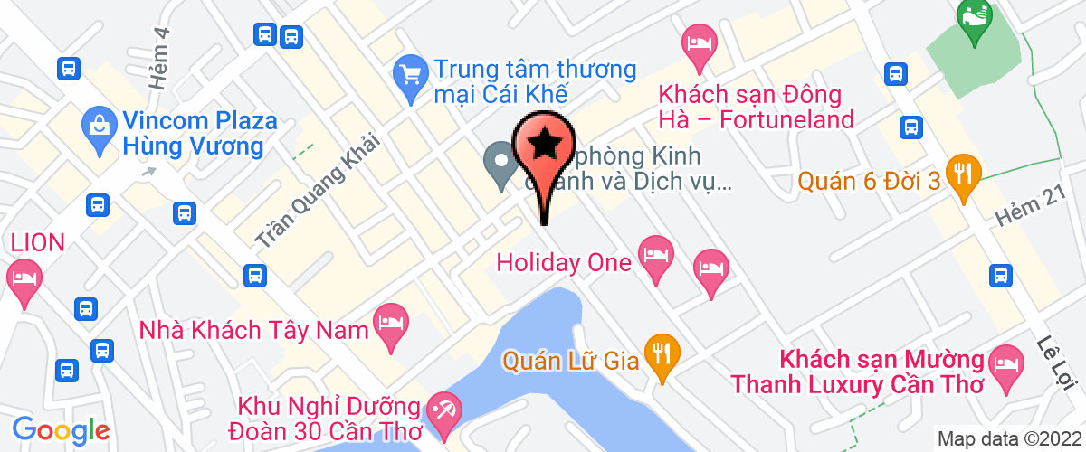 Bản đồ đến địa chỉ Công Ty TNHH Dịch Vụ Khách Sạn Thái Hòa