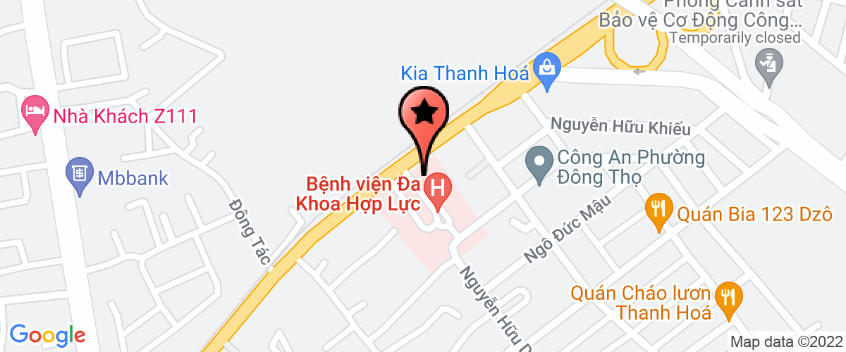 Bản đồ đến địa chỉ Công Ty TNHH MTV Hoàng Giang Thanh Hóa