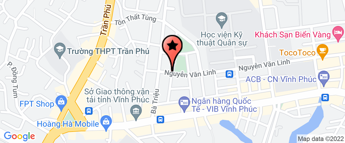 Bản đồ đến địa chỉ Công Ty TNHH Một Thành Viên Trần Phúc Sơn