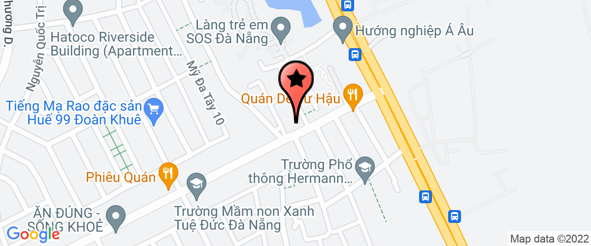 Map to Danang Fire Dragon Joint Stock Company