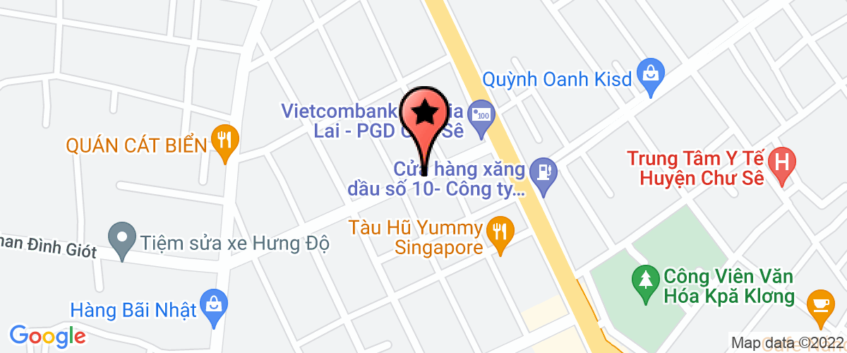 Bản đồ đến địa chỉ Công Ty Trách Nhiệm Hữu Hạn Thành Tâm Chư Sê