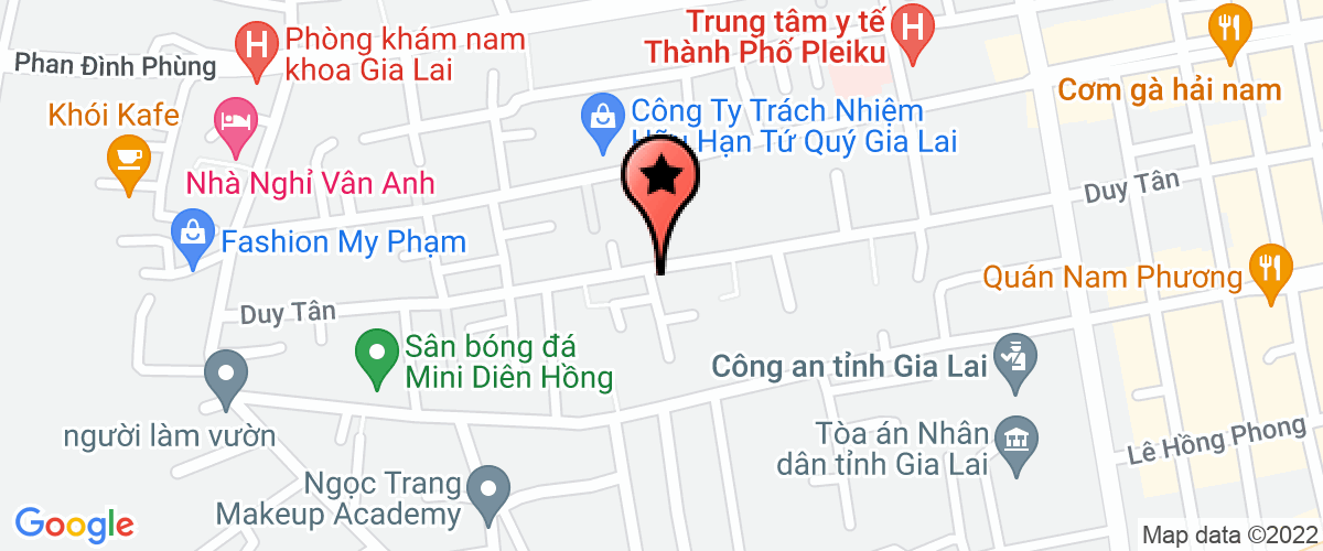 Bản đồ đến địa chỉ Công Ty TNHH Phú Nguyễn Gia Lai