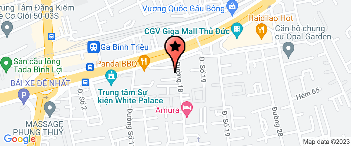 Map to Trieu Thanh Construction Company Limited