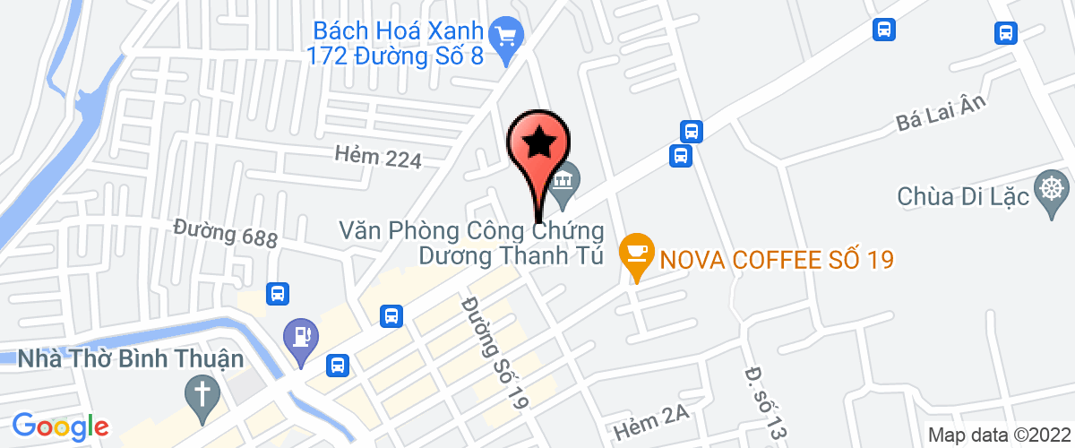 Bản đồ đến địa chỉ Công Ty TNHH Y Học Cổ Truyền Dân Thanh