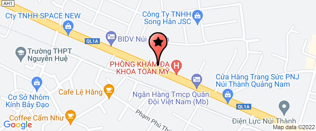Bản đồ đến địa chỉ Công Ty TNHH Một Thành Viên Dương Trung Chu Lai