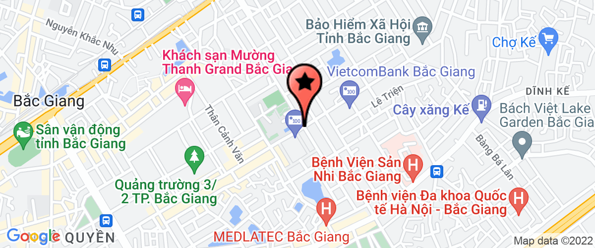 Bản đồ đến địa chỉ Trường  THPT chuyên Bắc Giang