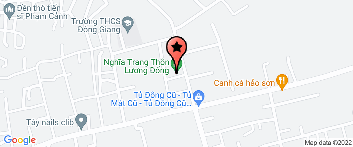 Map to Thai Binh Cotton Joint Stock Company