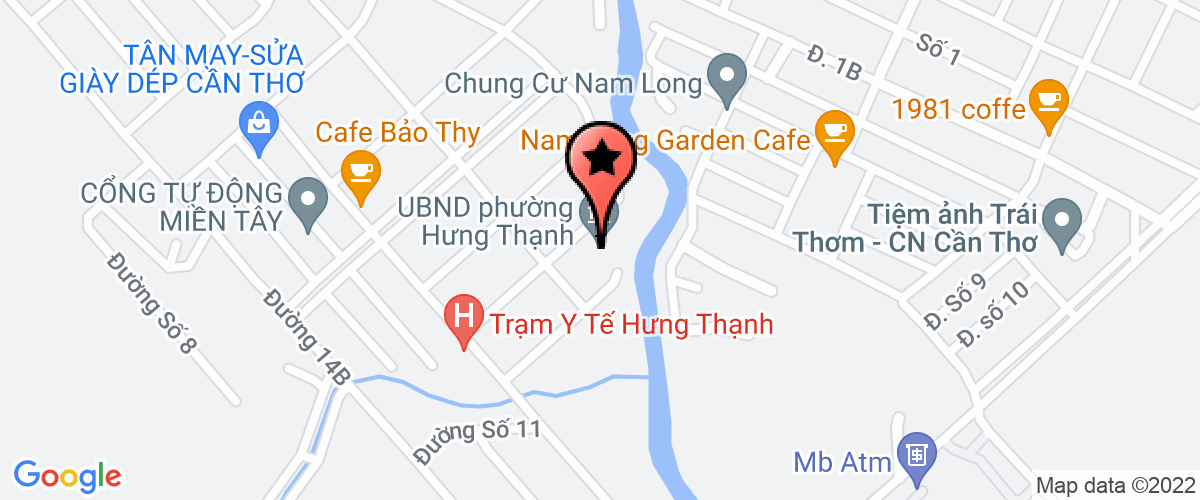 Bản đồ đến địa chỉ UBND Phường Hưng Thạnh