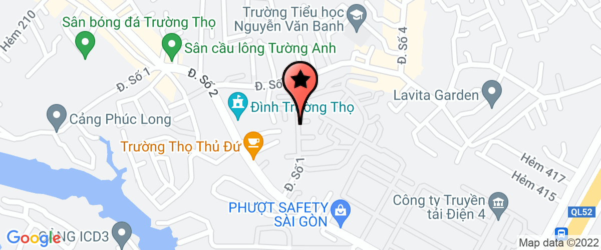 Map to Thq Land Real Estate Development Investment Company Limited