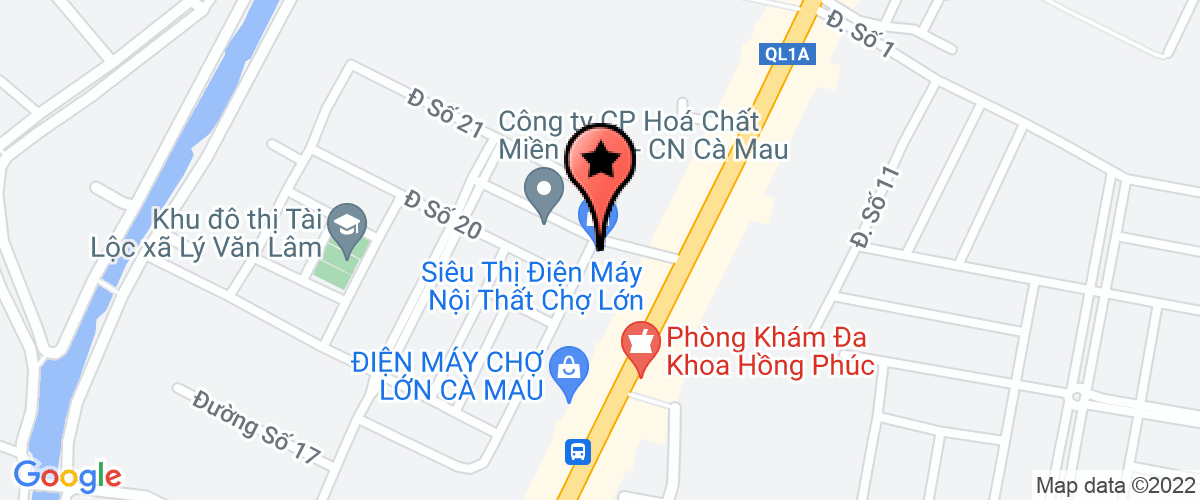 Bản đồ đến địa chỉ Công Ty TNHH Khải Hoàn Cà Mau