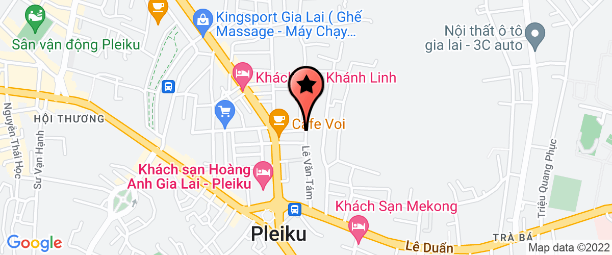 Map to Nhat Da Gia Lai One Member Company Limited