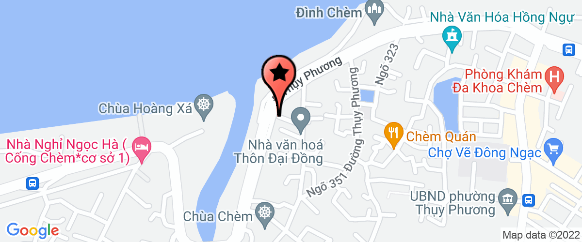 Map to Ha Noi Urban Building Services and Enviroment Joint Stock Company