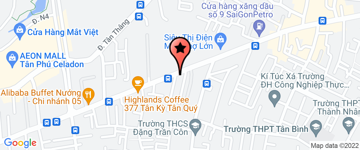 Bản đồ đến địa chỉ Công Ty TNHH Công Nghệ Thái Bình Nguyên