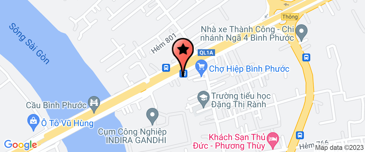 Bản đồ đến địa chỉ Công Ty TNHH Thực Phẩm Thùy Khang