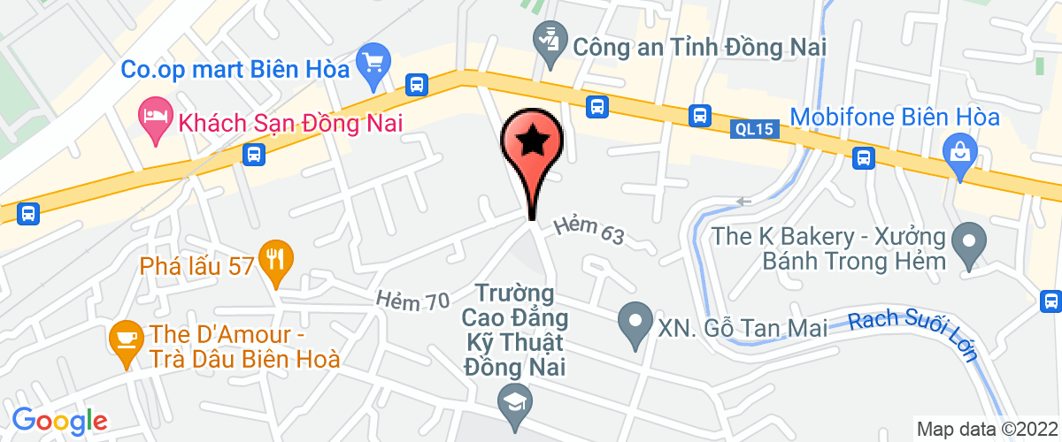 Map to Nam Hoang Lam Company Limited