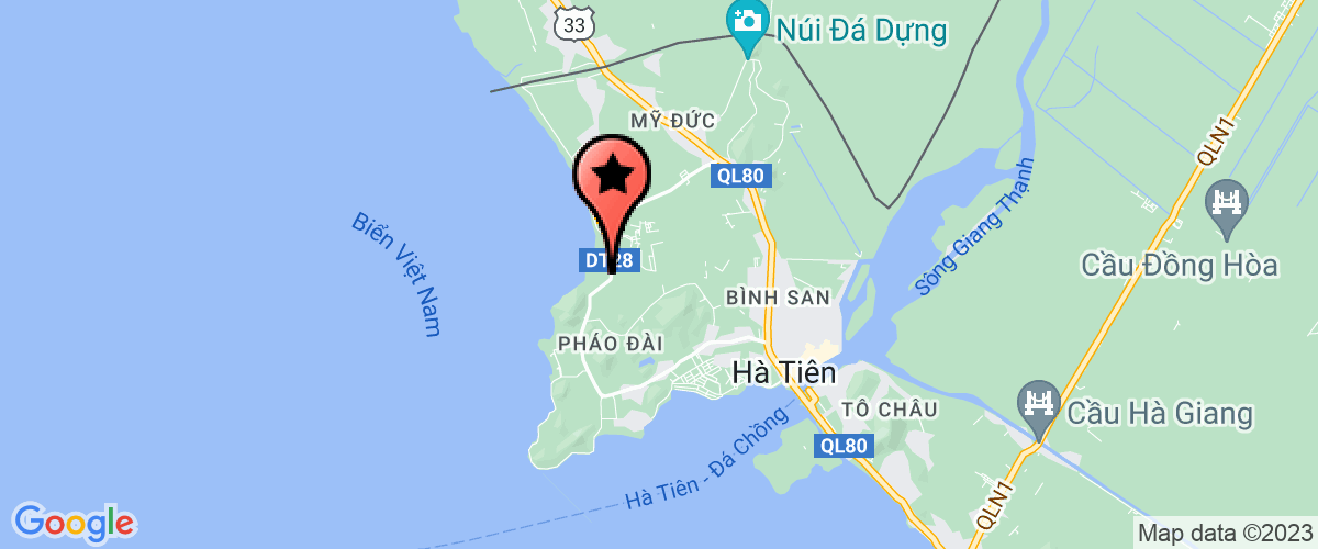 Bản đồ đến địa chỉ Công Ty TNHH Một Thành Viên Hải Kim Hà Tiên