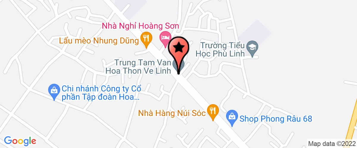 Map to Viet Uc Urban Joint Stock Company
