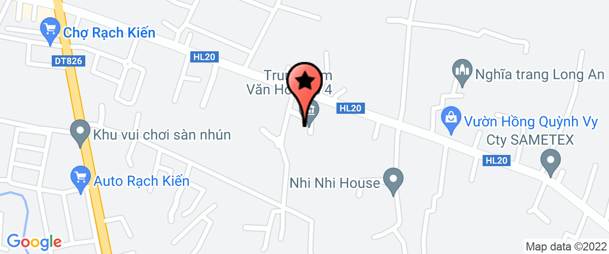 Bản đồ đến địa chỉ DNTN Chế Biến Và Kinh Doanh Than Cảng Sài Gòn - Chi Nhánh Long An