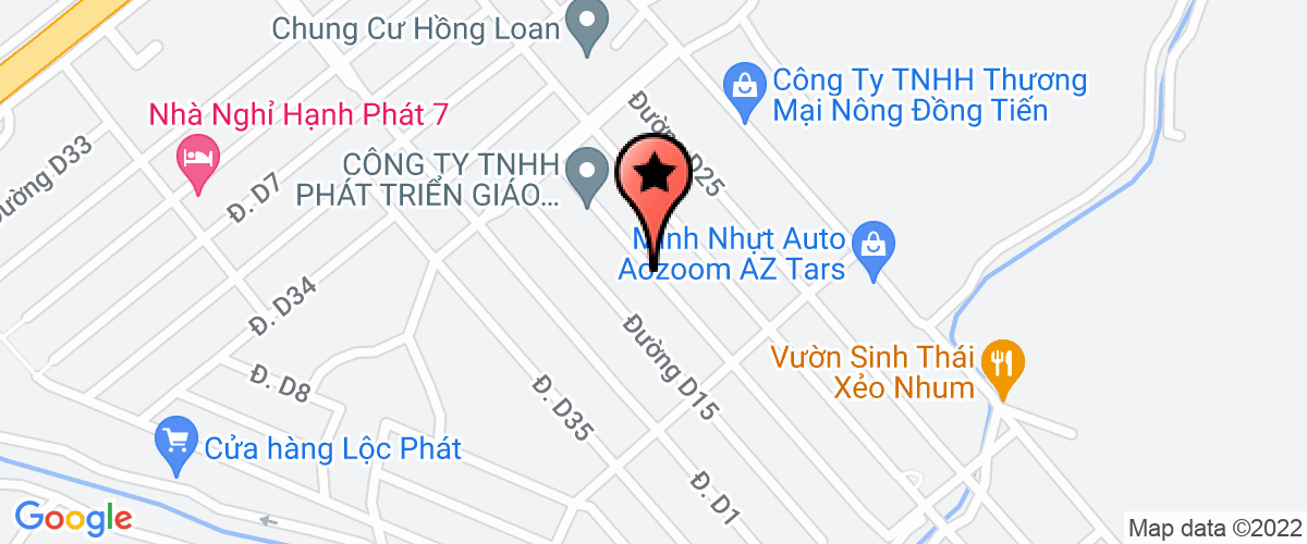 Bản đồ đến địa chỉ Công Ty TNHH Sản Xuất Thương Mại Khang Đại